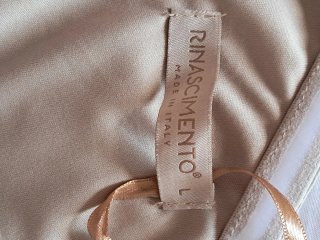 Abito Rinascimento Beige Glitter Taglia L