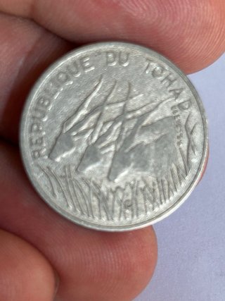Tchad 100 francos 1990 moneda