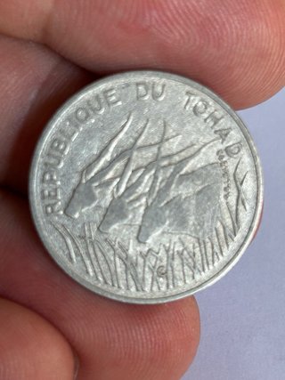 Tchad 100 francos 1990 moneda