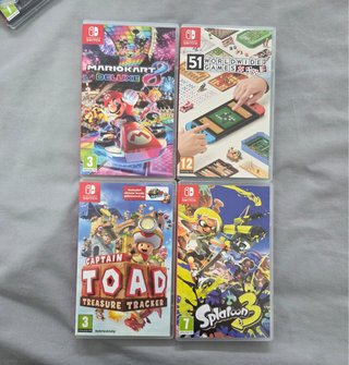 Pack de 4 juegos para Nintendo Switch