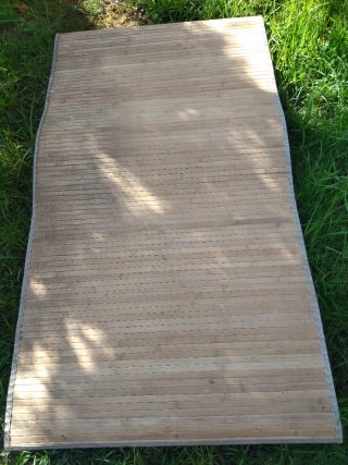 Alfombra de bambú natural