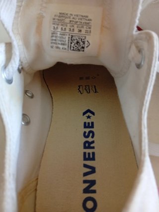 Zapatillas Converse All Star Bajas Lona Blancas