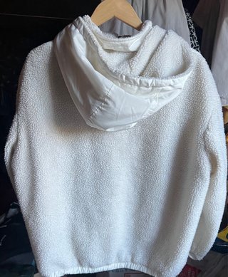 Cazadora pelo blanco