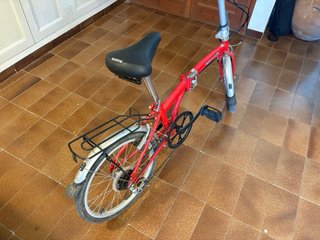 Bicicleta plegable con marchas