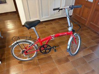 Bicicleta plegable con marchas