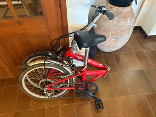 Bicicleta plegable con marchas