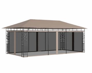 Cenador 6x3m con mosquitera VidaXL