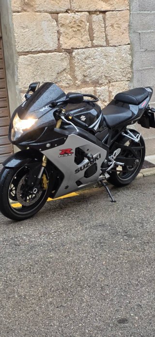 Suzuki GSX-R Sportbike Negra/Plata
