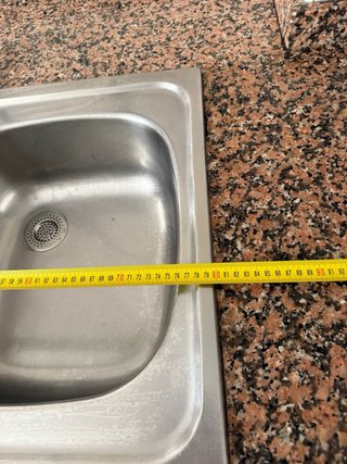 Fregadero cocina 2 senos acero inoxidable