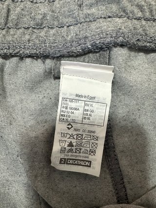 Pantalón corto chándal gris