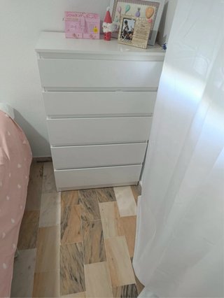 Cómoda Ikea 5 cajones blanca