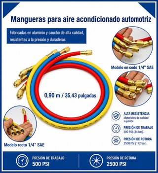 Kit Carga Profesional  A/A Coche/HVAC R134,R32,410