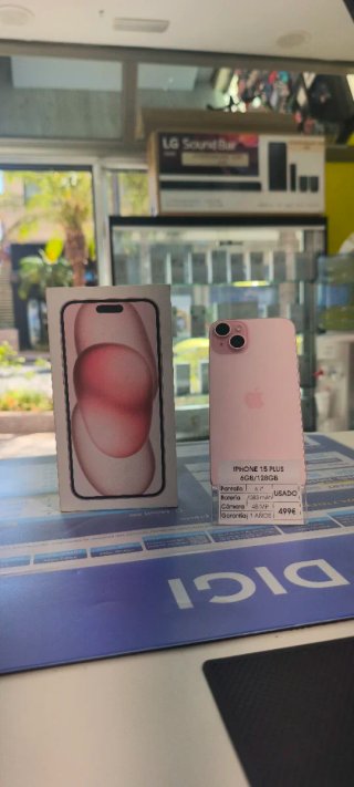 iPhone 15 Plus 128GB Rosa Usado