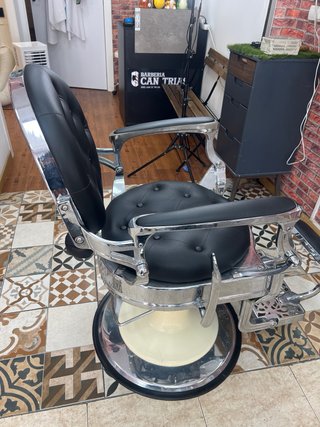 Sillón de Barbería Vintage Cromado