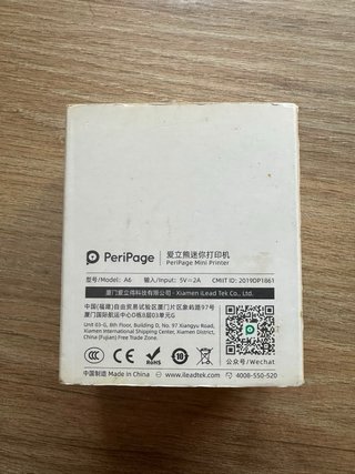 PeriPage Mini Impresora A6