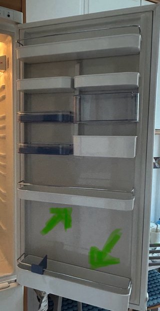 Bandejas puerta  Frigorífico Bosch KGU36121/02