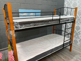 Litera Doble Cama 90cm Madera y Metal
