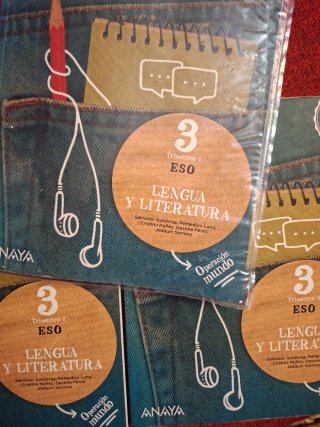 Anaya libros lengua y literatura 3 eso