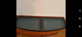 Cómoda madera cristal cajones