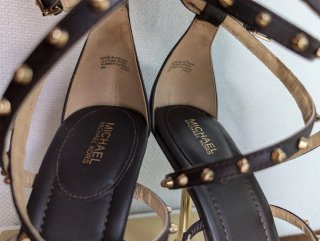 Sandali Michael Kors Imami Strappy Marrone Oro