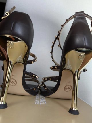 Sandali Michael Kors Imami Strappy Marrone Oro
