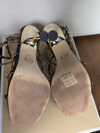 Sandali Michael Kors Imami Strappy Marrone Oro