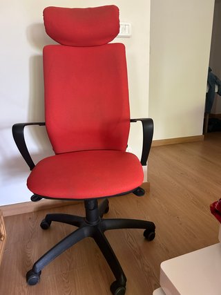 Silla de escritorio ergonómica naranja