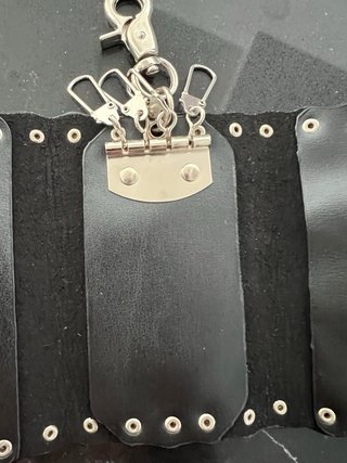 Llavero Cartera Cuero 4 Llaves
