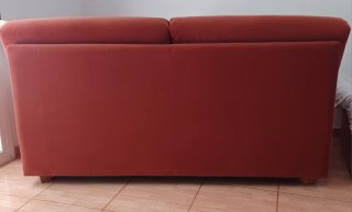 Sofá Ortuño rojo tela