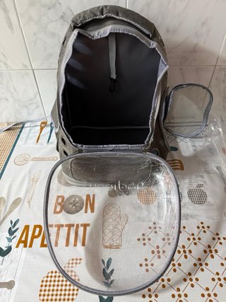 Mochila transportín para gato o perro