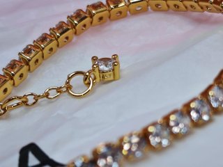 Pulsera Pandora Tennis Circonitas Dorada Ale S925