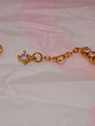 Pulsera Pandora Tennis Circonitas Dorada Ale S925
