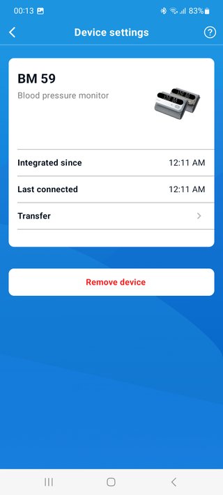 Tensiómetro Beurer BM 59 Bluetooth Recargable