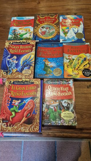 Pack Libros Geronimo Stilton 8 en total