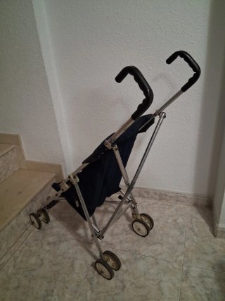 Carrito de bebé plegable vintage