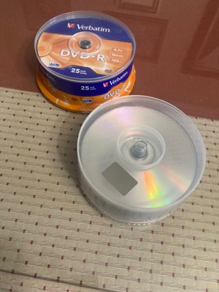 Lote 45 DVD Vírgenes Verbatim