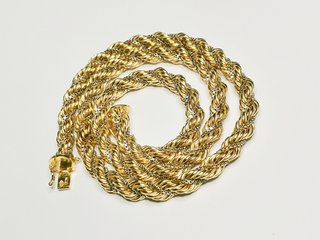 Collar Cordón Salomónico Oro 18kt -35,7 gr.