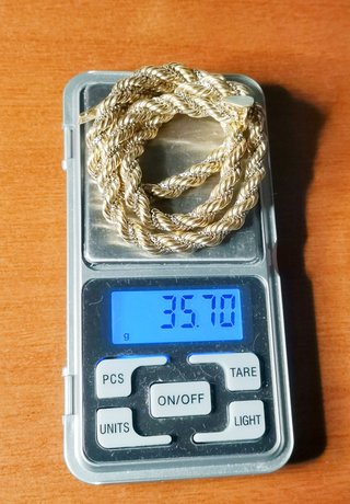 Collar Cordón Salomónico Oro 18kt -35,7 gr.