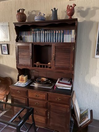 Mueble aparador rústico castellano madera salon