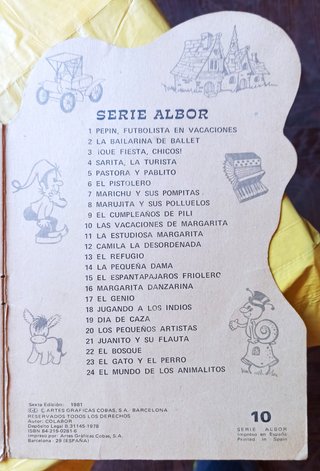 Cuentos troquelados infantiles años 80