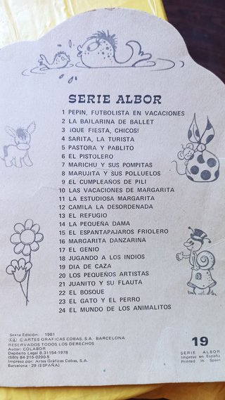 Cuentos troquelados infantiles años 80