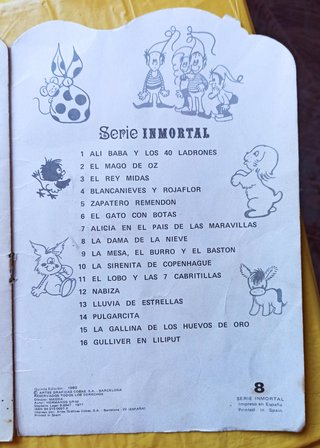 Cuentos troquelados infantiles años 80