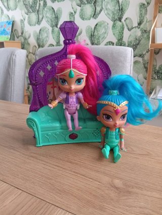 Shimmer y Shine Trono sorpresas mágicas.