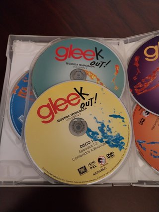 Glee - 2a temporada, 7 DVDs, em castelhano, inglês