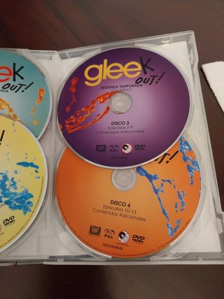 Glee - 2a temporada, 7 DVDs, em castelhano, inglês