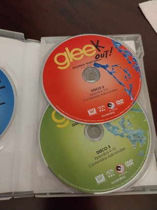 Glee - 2a temporada, 7 DVDs, em castelhano, inglês
