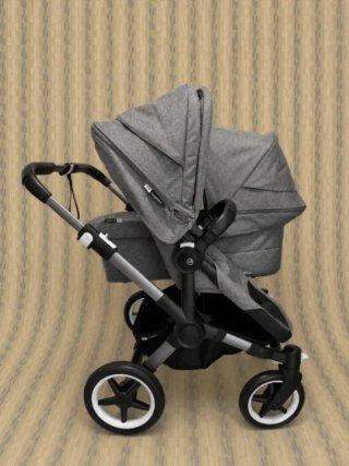 BUGABOO DONKEY 5, SILLAS, CAPAZO, GRIS REVISADO!