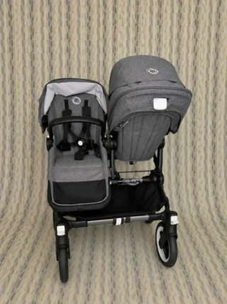 BUGABOO DONKEY 5, SILLAS, CAPAZO, GRIS REVISADO!