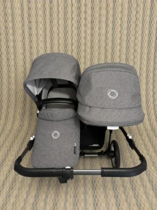 BUGABOO DONKEY 5, SILLAS, CAPAZO, GRIS REVISADO!