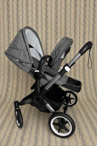 BUGABOO DONKEY 5, SILLAS, CAPAZO, GRIS REVISADO!
